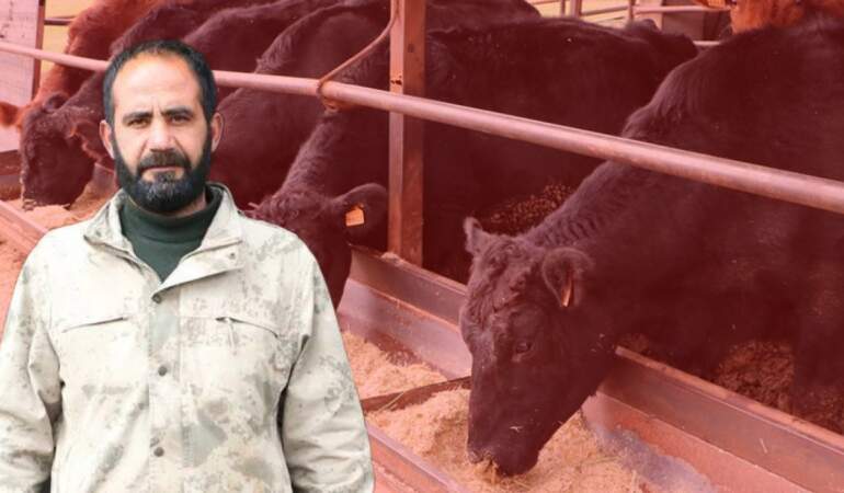 Kilisli yetiştirici devlet desteğiyle hayvan sayısını kısa sürede 27’ye çıkardı
