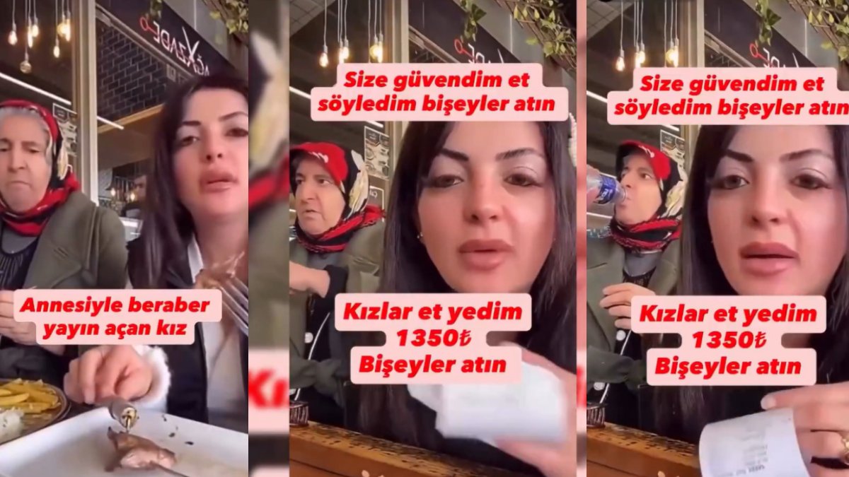 Annesini yemeğe götürdü, hesabı takipçilerine ödetmek istedi: “Size güvendim et söyledim”