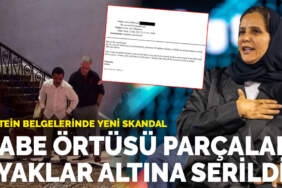Epstein belgelerinde yeni skandal: Kabe örtüsü parçaları ayaklar altına serildi