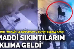 Çalıntı forkliftle kuyumcuyu soyup eşekle kaçtı: ‘Maddi sıkıntılarım aklıma geldi’