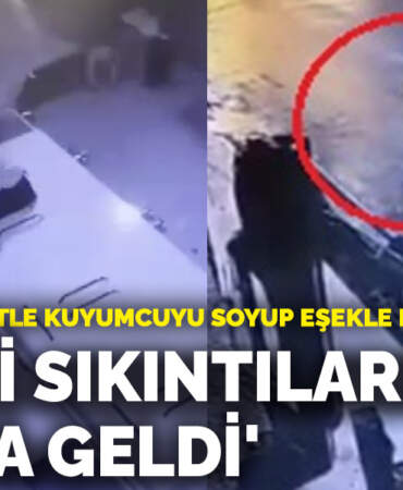 Çalıntı forkliftle kuyumcuyu soyup eşekle kaçtı: ‘Maddi sıkıntılarım aklıma geldi’