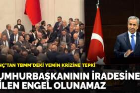 Arınç’tan TBMM’deki yemin krizine tepki: Cumhurbaşkanının iradesine fiilen engel olunamaz