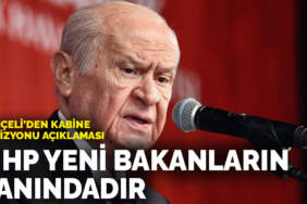 Bahçeli’den kabine revizyonu açıklaması: MHP yeni bakanların yanındadır