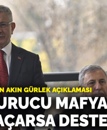 Davutoğlu’ndan Akın Gürlek açıklaması: Uyuşturucu mafyalarına savaş açarsa destekleriz