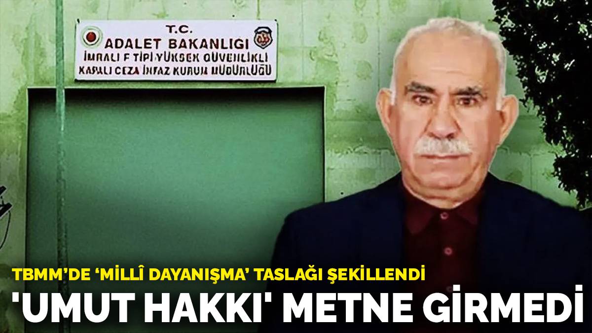 TBMM’de ‘Millî Dayanışma’ taslağı şekillendi: ‘Umut hakkı’ metne girmedi