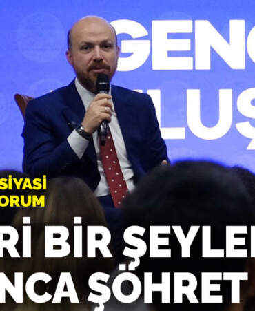 Bilal Erdoğan: Birileri bir şeyler çıkarınca şöhret olduk