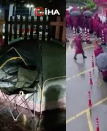Açılış öncesi AVM önünde uzun kuyruk: Bin liralık hediye çeki için çadır kurup sabahladılar