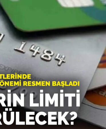 Kredi kartı limitlerinde büyük kesinti dönemi resmen başladı: Kimlerin limiti düşürülecek?