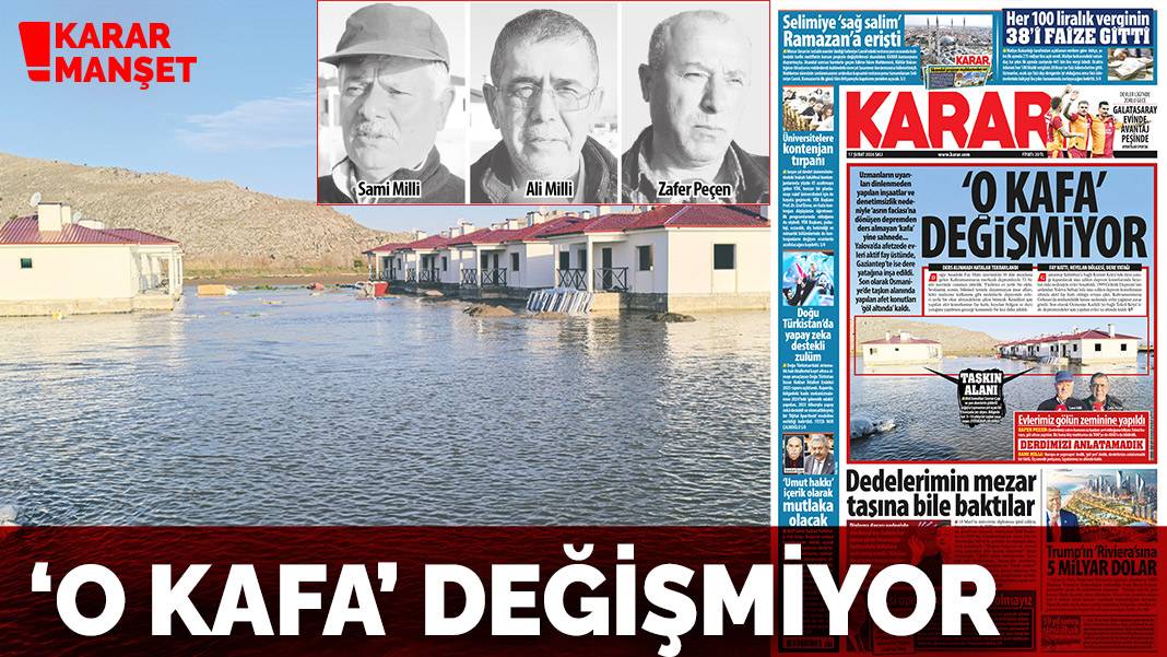 ‘O kafa’ değişmiyor