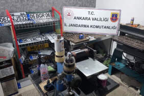 Ankara’da sahte plaka operasyonu