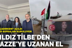 Yıldız Tilbe’den Gazze’ye uzanan el: İlk çadırkent açıldı, iftar sofraları kuruluyor