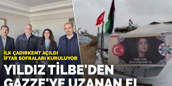 Yıldız Tilbe’den Gazze’ye uzanan el: İlk çadırkent açıldı, iftar sofraları kuruluyor
