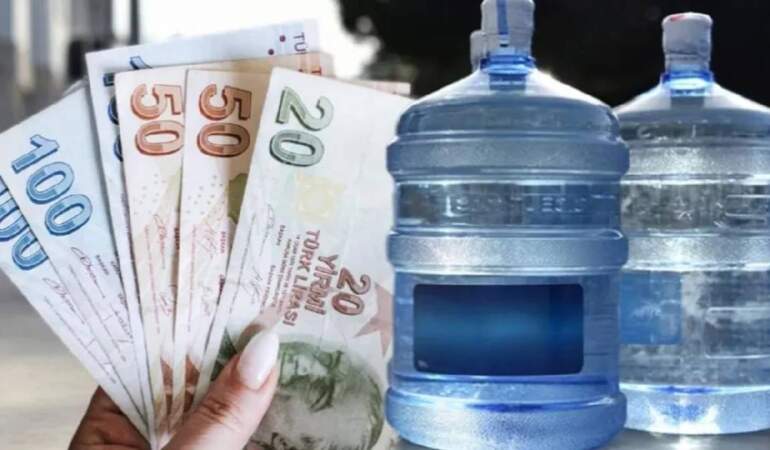 Su fiyatlarına zam üstüne zam! Üç büyükşehirde damacana su fiyatları yükseldi