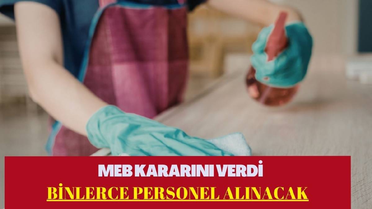 İzmir, Kocaeli, Diyarbakır ve 24 il daha! MEB TYP temizlik personeli alımı başladı