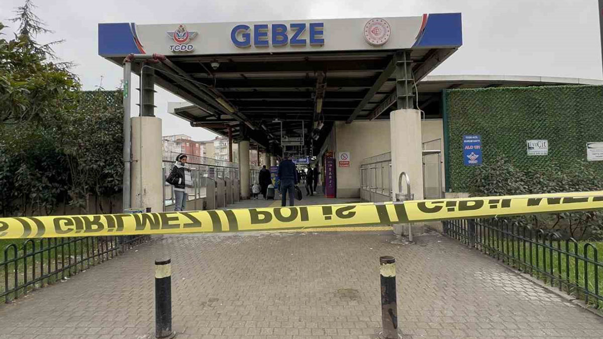 Gebze’de tren istasyonunda silahla vurulan kadın hayatını kaybetti