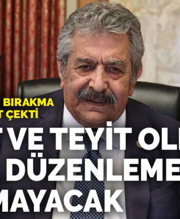Feti Yıldız silah bırakma sürecine dikkat çekti: Tespit ve teyit olmadan yasal düzenleme yapılmayacak