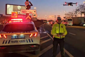 Zeytinburnu’nda dronlu trafik denetimi: 37 sürücüye 46 bin lira ceza