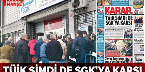 TÜİK şimdi de SGK’ya karşı