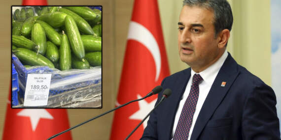 CHP’li Bulut’tan hayat pahalılığı tepkisi: Ülkenin en büyük banknotuyla 1 kilo salatalık alınıyor