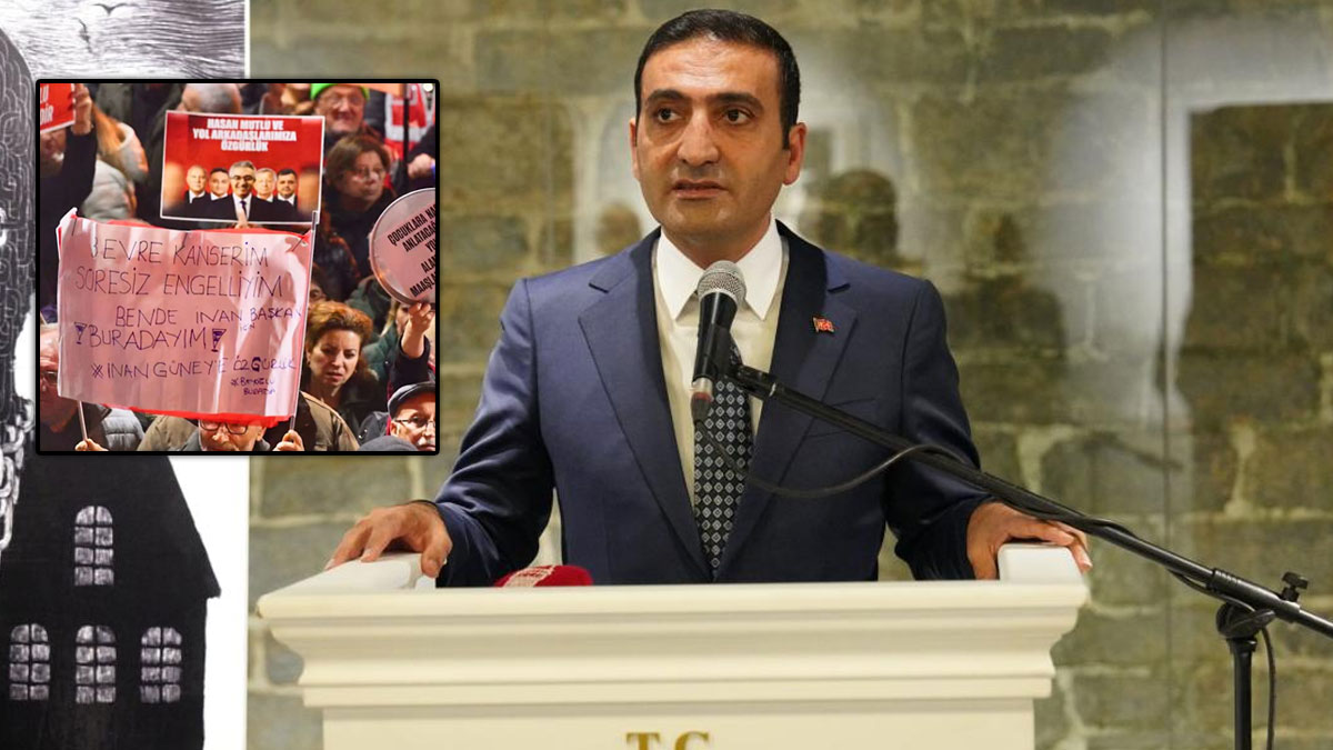 Tutuklu Başkan İnan Güney’den pankart açan vatandaşa mesaj: Bu zulüm bittiğinde, ellerinden öpmeye geleceğim
