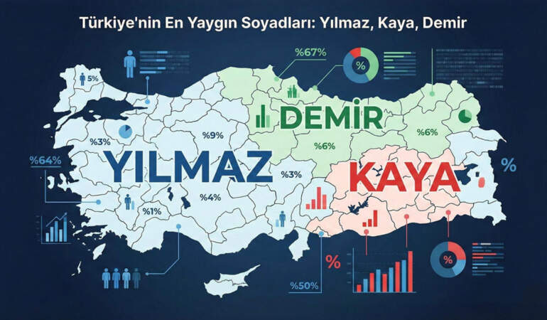 En yaygın soyisimler neler, en çok hangi soyadı var? En popüler soyadları hangileri? 1 milyondan fazla kişi aynı ismi taşıyor