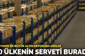 Dünyanın en büyük altın deposuna girildi: 60 ülkenin serveti burada
