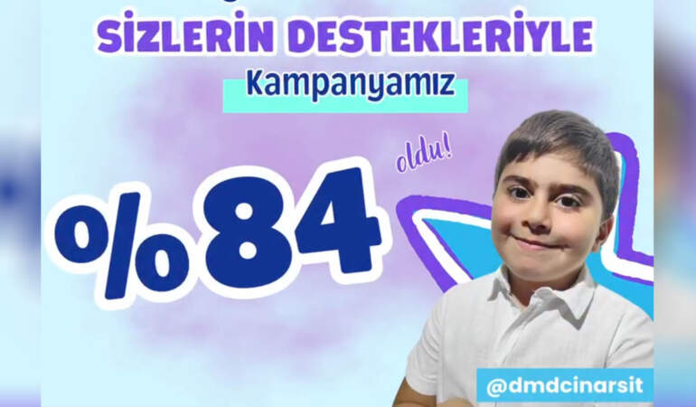7 yaşındaki DMD hastası zamana karşı yarışıyor: Çınar, hayallerine kavuşmak için destek bekliyor