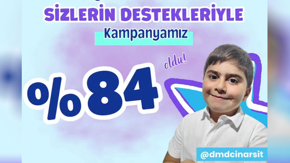 7 yaşındaki DMD hastası zamana karşı yarışıyor: Çınar, hayallerine kavuşmak için destek bekliyor