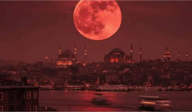 3 Mart günü gözler gökyüzüne çevrilecek: Kızıl şölen tam 80 dakika sürecek