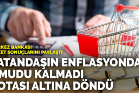 Merkez Bankası anket sonuçlarını paylaştı: Vatandaşın enflasyondan umudu kalmadı rotası altına döndü