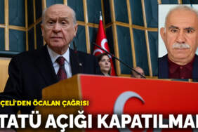 Bahçeli’den Öcalan çağrısı: Statü açığı kapatılmalı