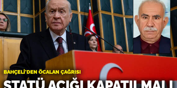 Bahçeli’den Öcalan çağrısı: Statü açığı kapatılmalı