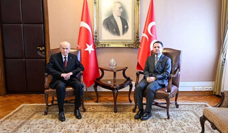 Bakan Gürlek’ten Bahçeli’ye ziyaret