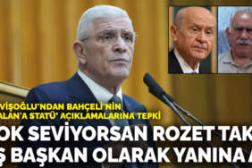 Dervişoğlu’ndan Bahçeli’nin Öcalan’a statü açıklamalarına tepki: Çok seviyorsan rozet tak, eş başkan olarak yanına al