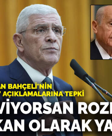 Dervişoğlu’ndan Bahçeli’nin Öcalan’a statü açıklamalarına tepki: Çok seviyorsan rozet tak, eş başkan olarak yanına al