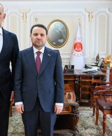 TFF Başkanı Hacıosmanoğlu’ndan Adalet Bakanı Akın Gürlek’e ziyaret