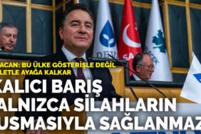 Babacan: Kalıcı barış yalnızca silahların susmasıyla sağlanmaz