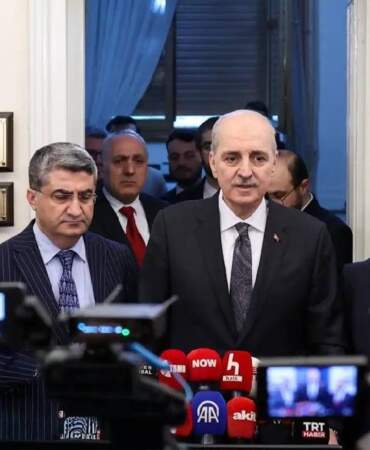 Kurtulmuş’tan Yeni Yol Partisi’ne ziyaret: Örgütün kendini feshi ve silah bırakması kilit noktadır