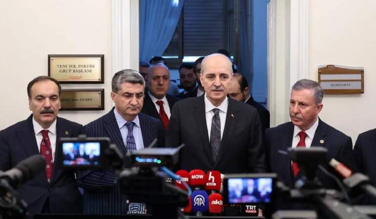 Kurtulmuş’tan Yeni Yol Partisi’ne ziyaret: Örgütün kendini feshi ve silah bırakması kilit noktadır