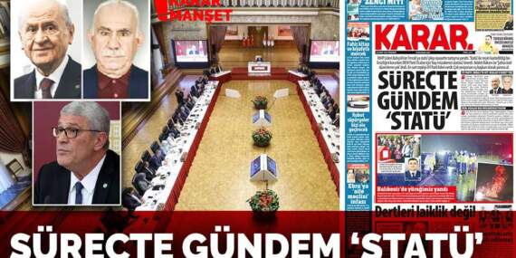 Süreçte gündem ‘statü’