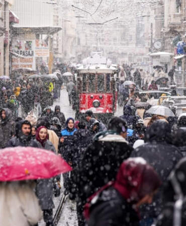 AKOM Saat Verdi, 5 İlçe Listede… İstanbul’a Kar Yağacak mı?