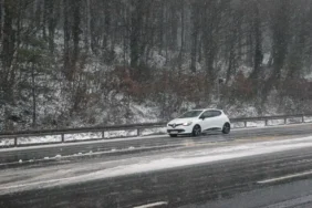 Bolu Dağı’nda Kar Etkili
