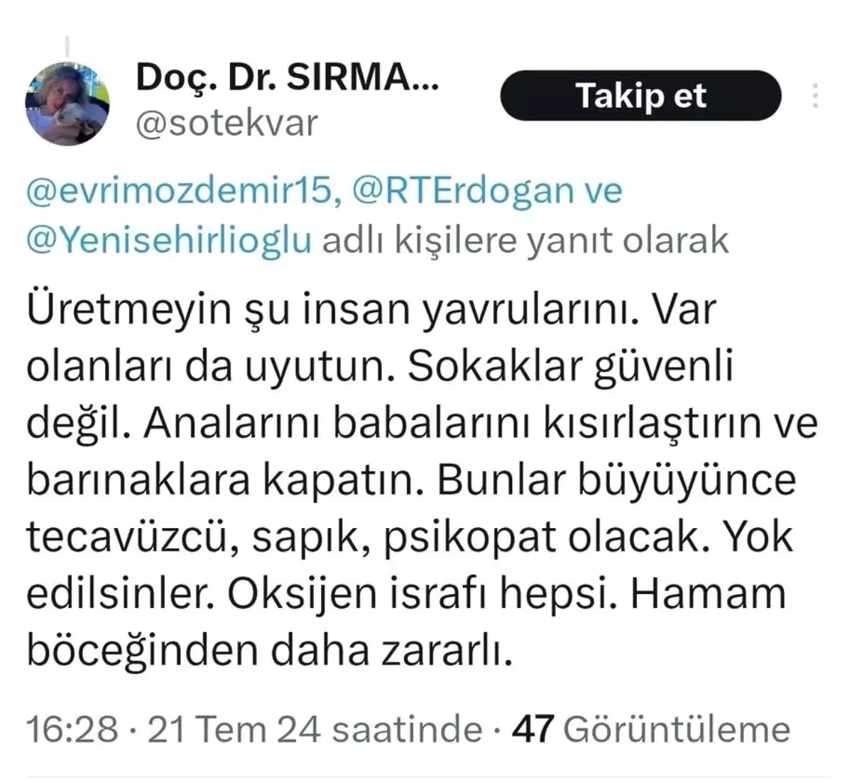 Ankara Üniversitesi’nde Akademisyene Tepki
