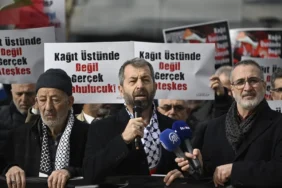 Gazze’deki Ateşkes İhlalleri Protesto Edildi