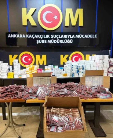 Ankara’da İlaç Kaçağına Operasyon