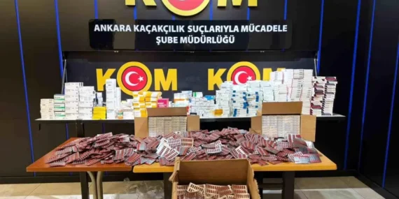 Ankara’da İlaç Kaçağına Operasyon