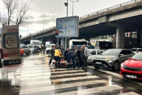 Ankara’da Yaya Geçidinde Kadına Otomobil Çarptı
