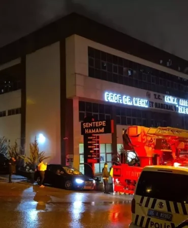 Yüzme Havuzunda Yangın Söndürüldü
