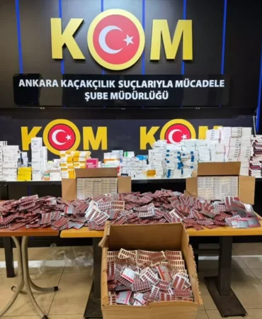 Ankara’da Reçeteli İlaç Operasyonu: 2 Tutuklama