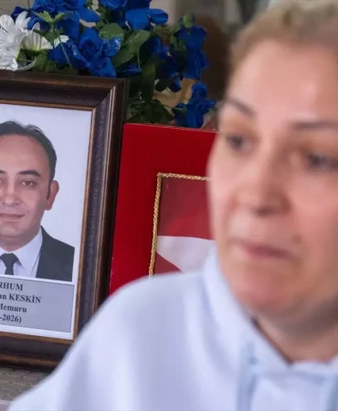 TÜVTÜRK’te öldürülen polisin eşi: İki çocuğum babasız kaldı, benim yarım gitti